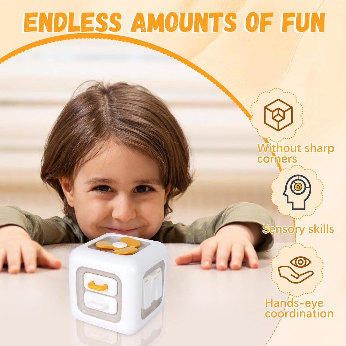 Montessori Busy Activity Cube.