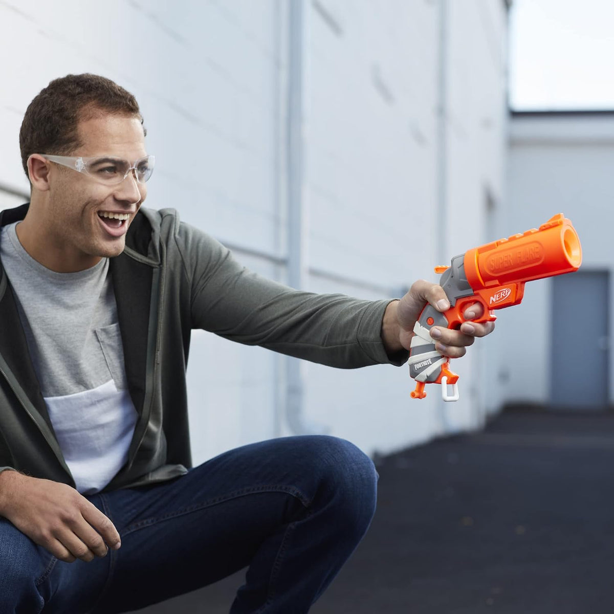 Nerf Fortnite Flare Dart Blaster.