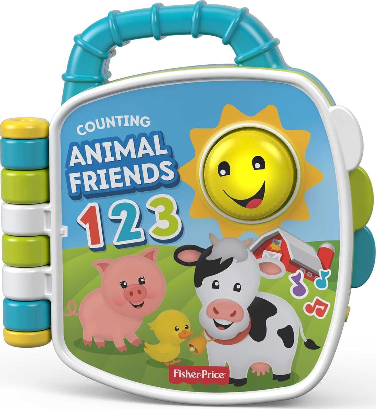 Fisher-Price Laugh & Learn Counting Animal Friends, Musical Baby Book.