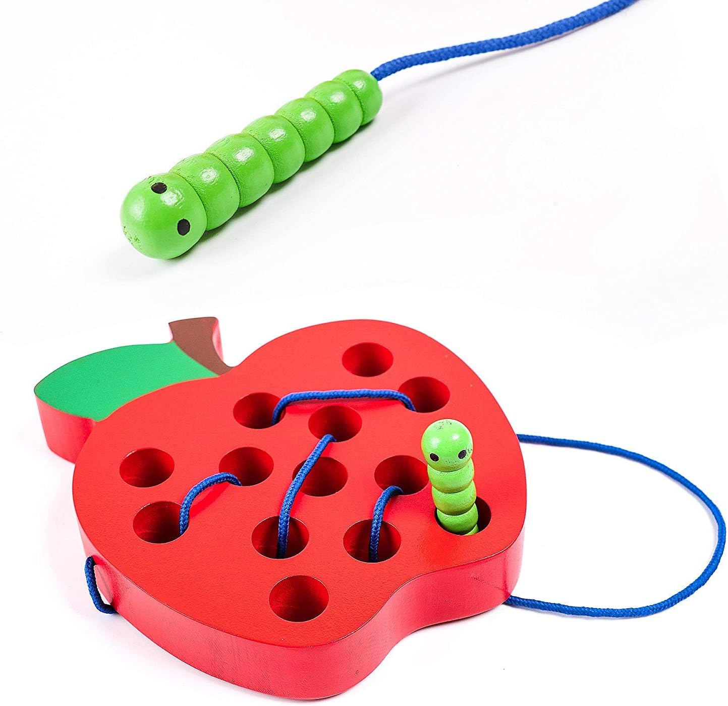 JCREN Wooden Lacing Apple.