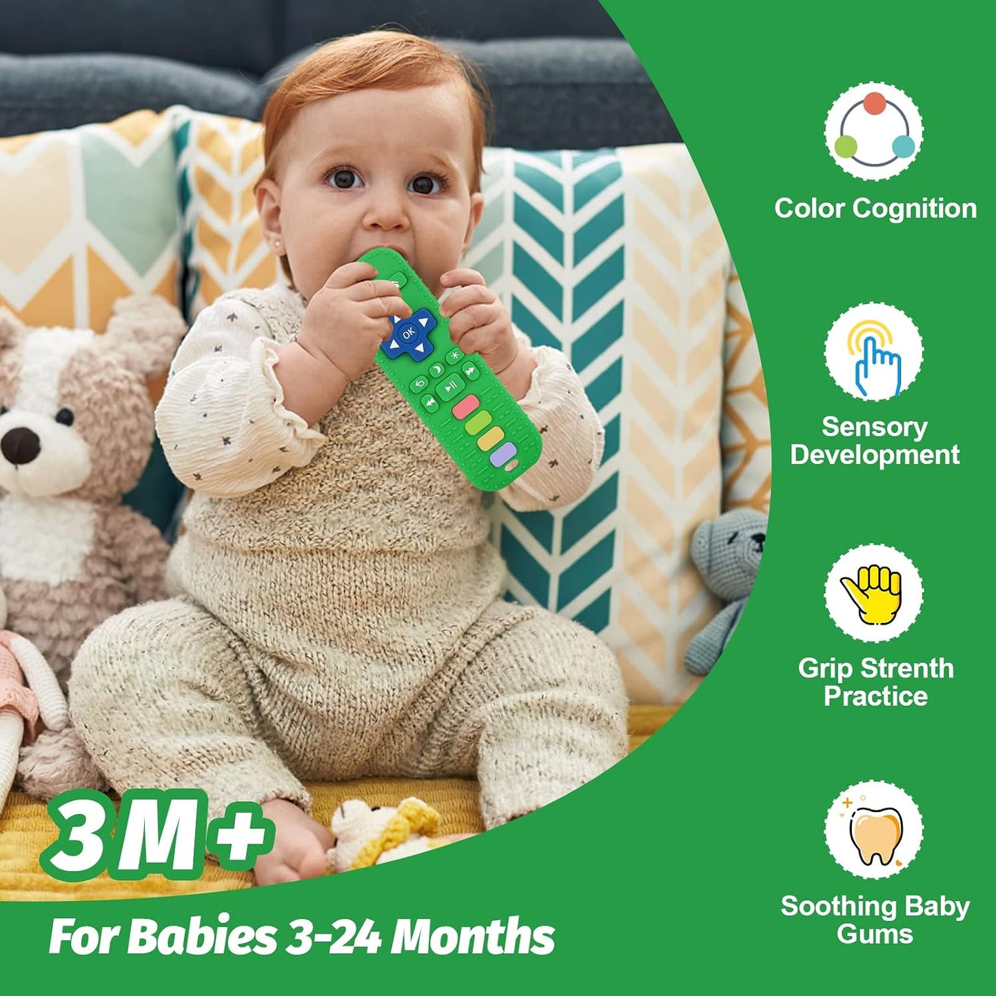 Remote Control Shape Teether Toy.