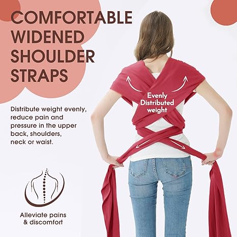 Hug-A-Bub Organic Lightweight Wrap Carrier. (Rs 1000 advance)