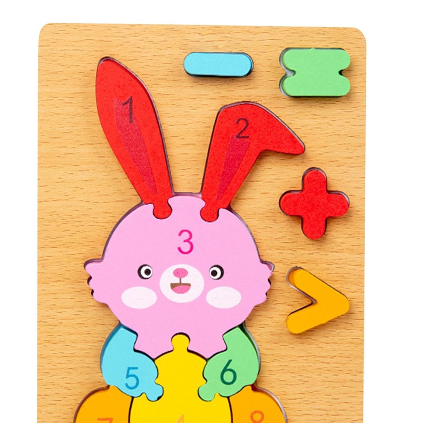 Wooden Rabbit-Shaped Puzzle.