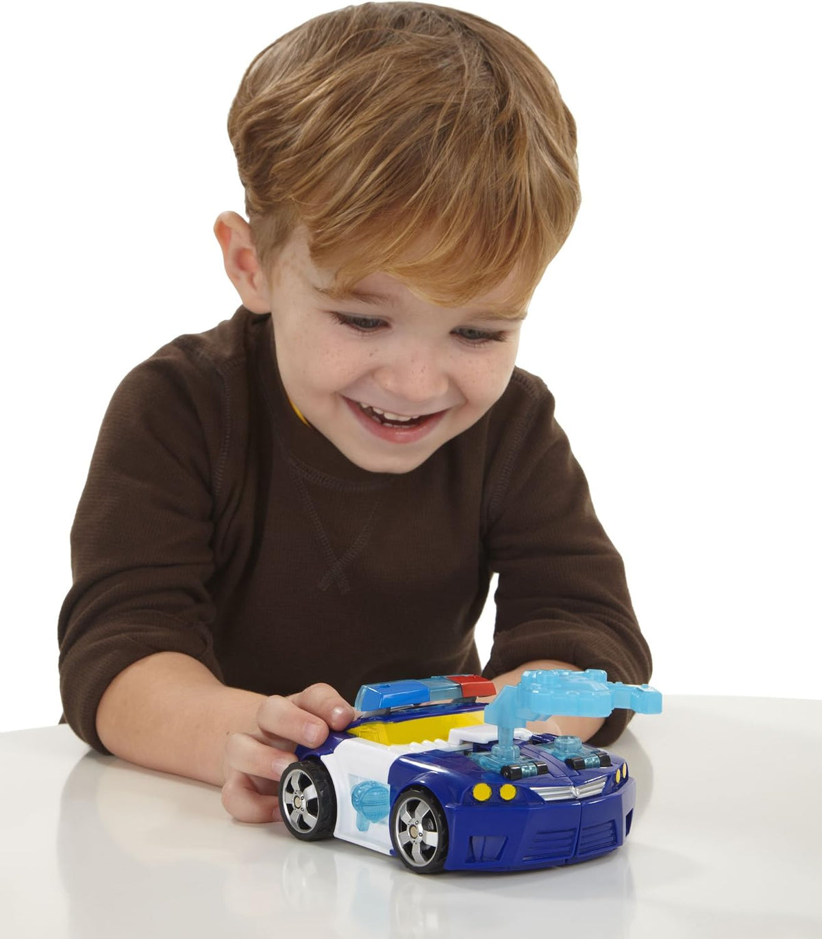 Playskool Heroes Transformers Rescue Bots Energize Chase the Police-Bot Figure.(Rs 200 advance)