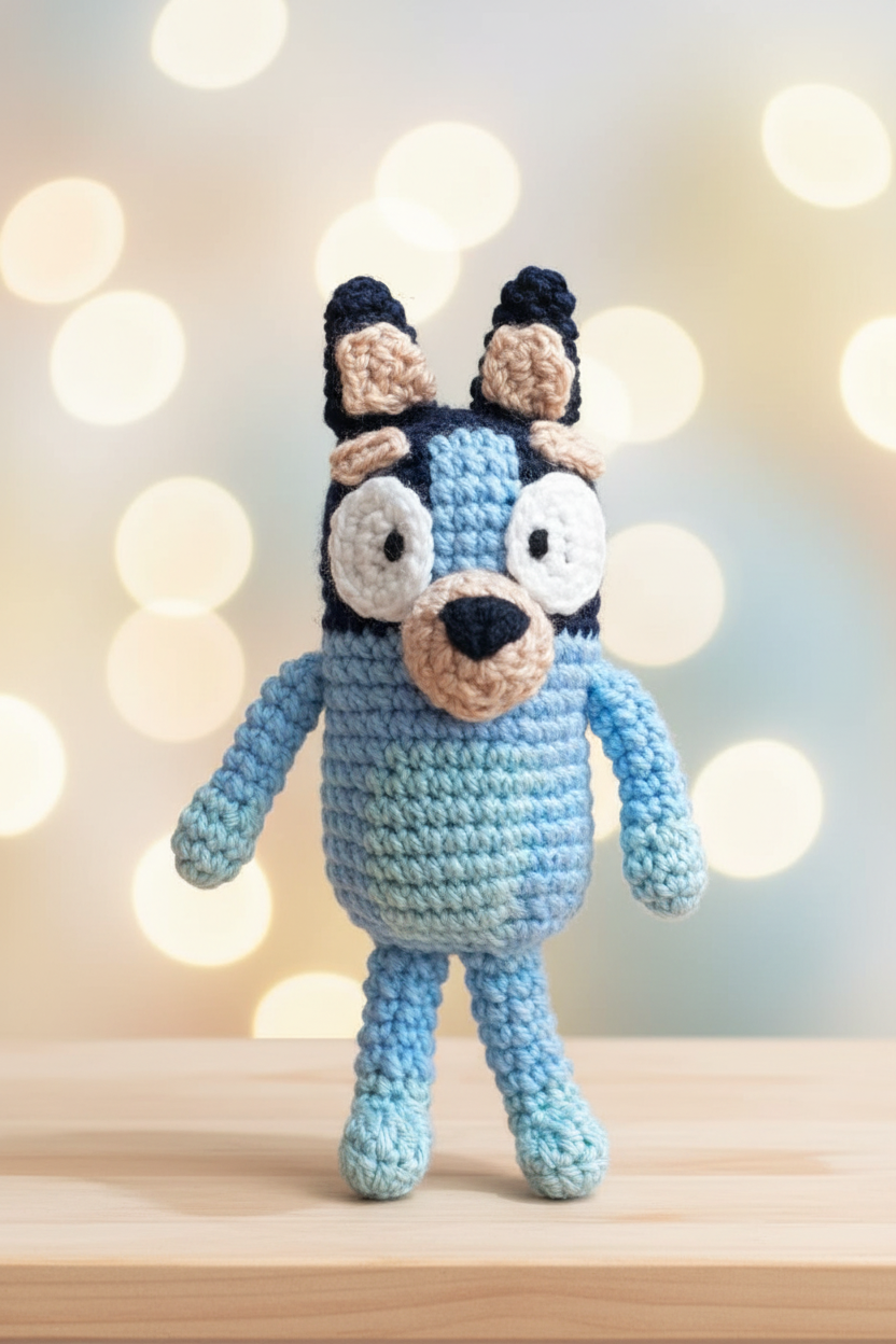 Fiddlesticks Amigurumi Bluey Stuff toy