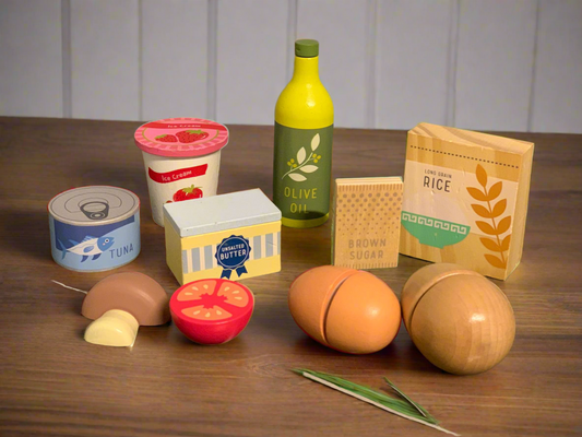 Tender Leaf Toys Supermarket Wooden Grocery Set.