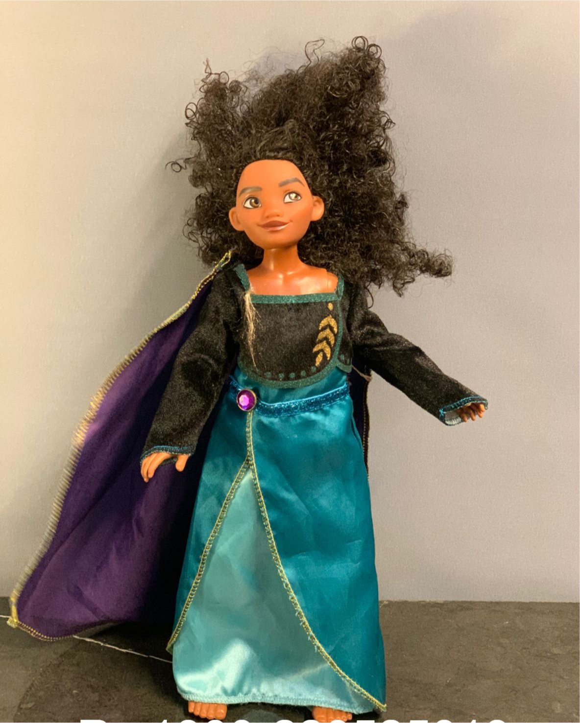 Disney's Anna Doll with Dark, Curly Hair and Coronation Outfit