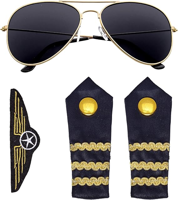 Widmann Pilot Costume Accessory Set.