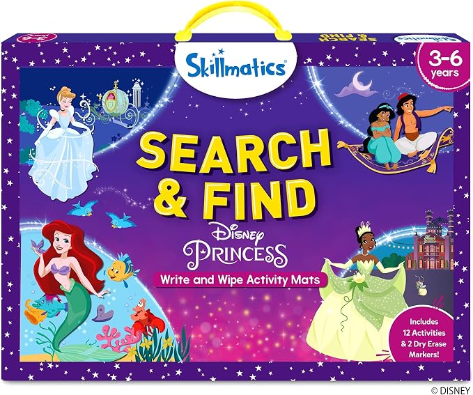 Skillmatics Search And Find Preschool Toy Disney Princess.(New)(250 advance)