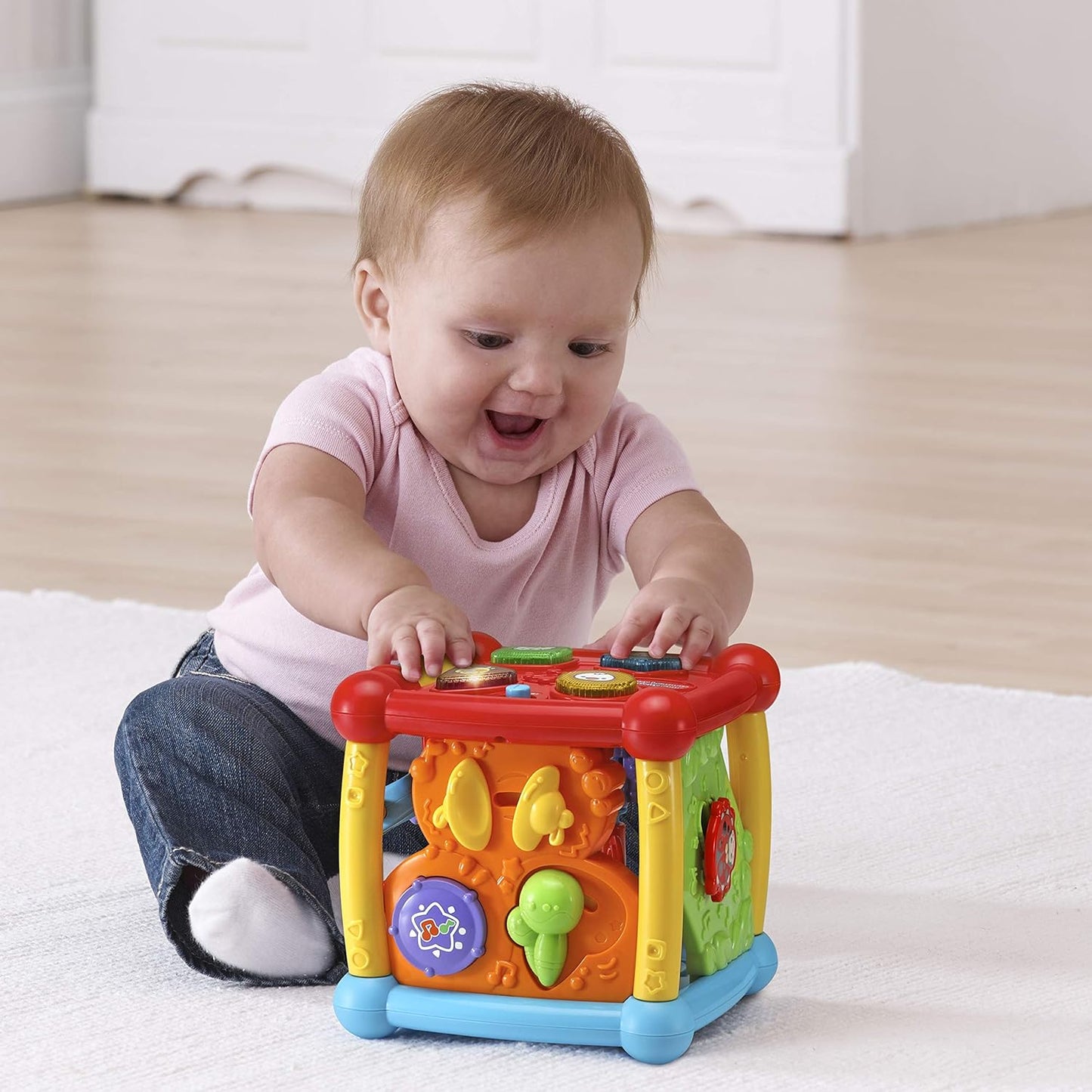 VTech Busy Learners Activity Cube. (Rs 300 advance)