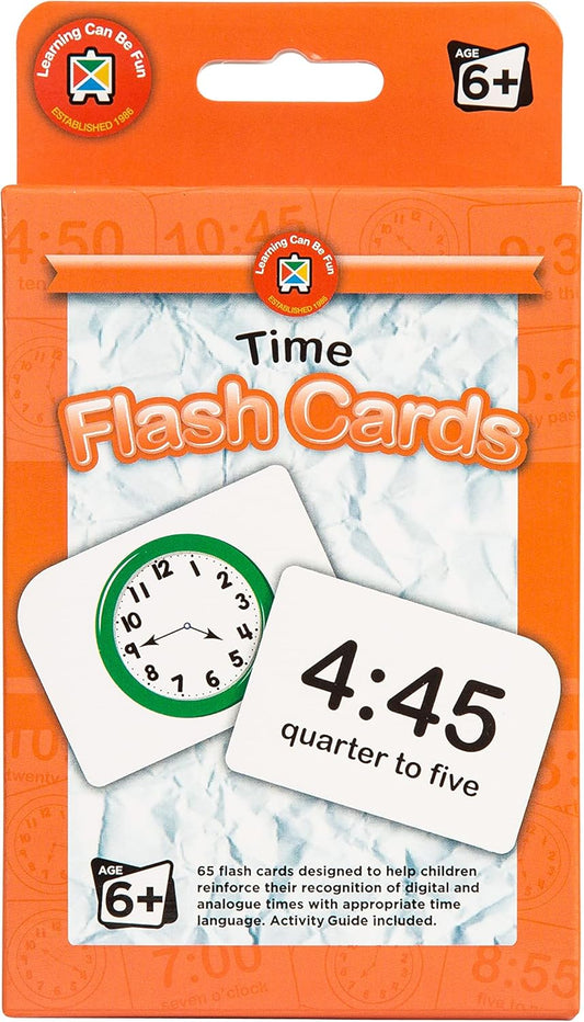 Learning Can Be Fun Time Flash Cards. (new) SKU:BXL-008