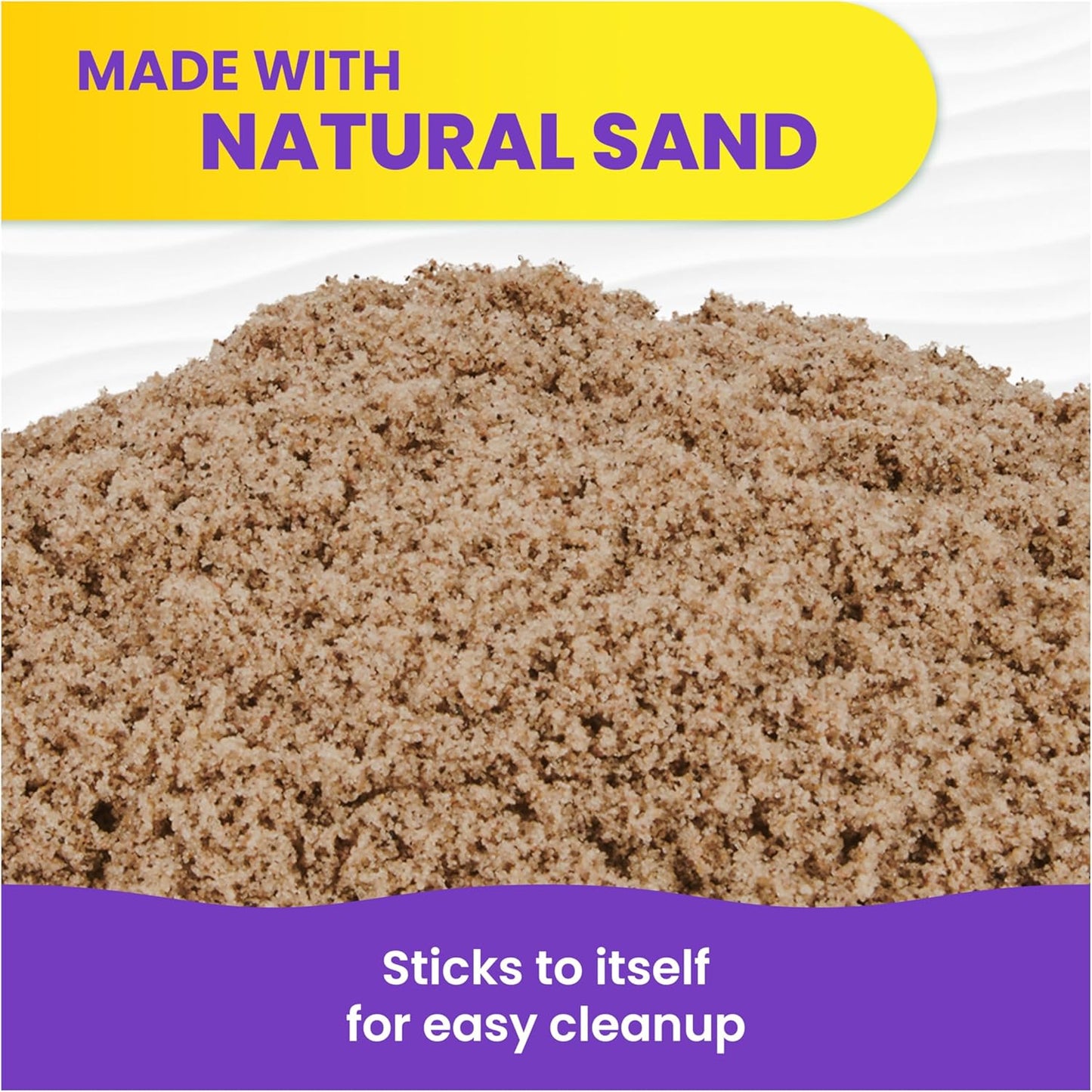 Kinetic Sand Beach Sand.(new)