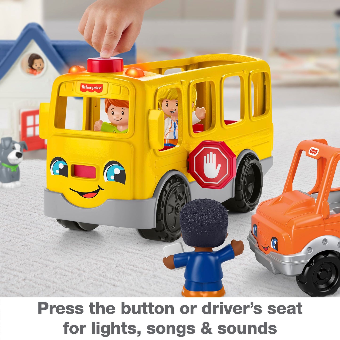 Fisher-Price Little People Sit with Me School Bus. (Without figurine) (Rs 350 advance)