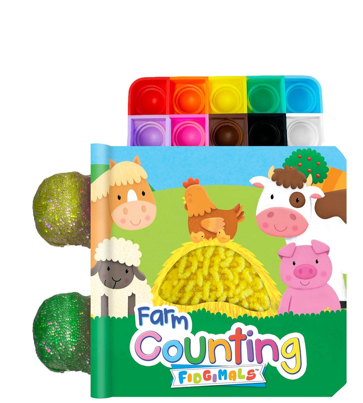 Fidgimals Farm Counting Educational Baby Book.(New)(Rs 200 advance)