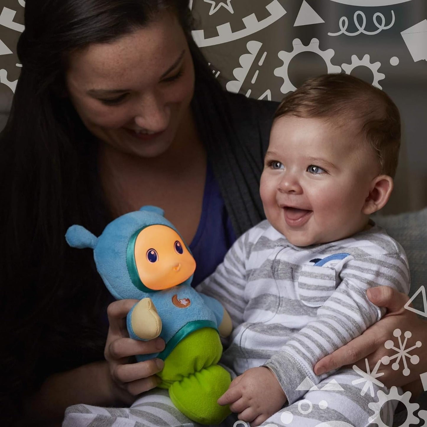 Playskool Lullaby Gloworm Blue.