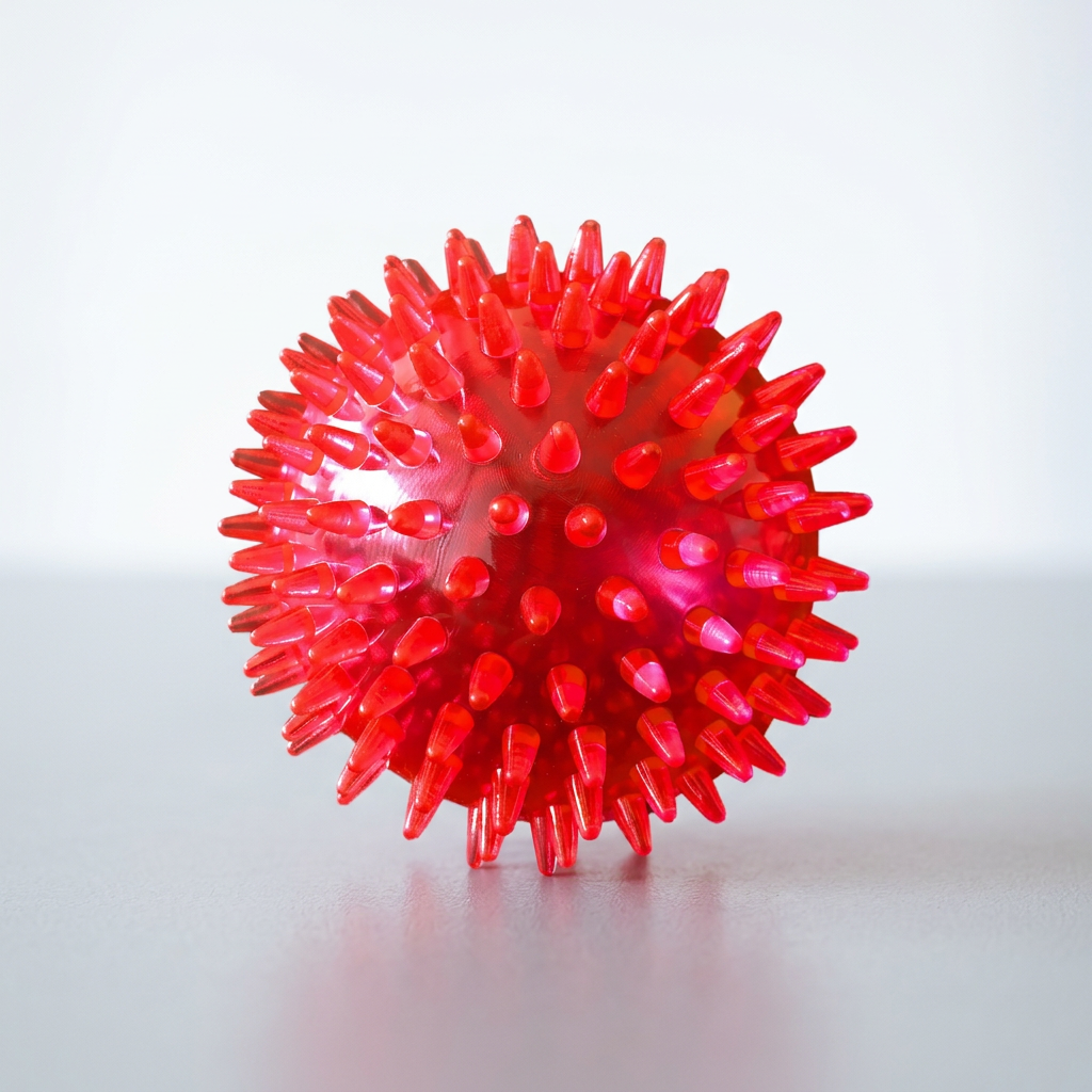 PetSport Gorilla Spiky Squeaker Ball Dog Toy.