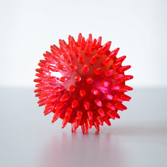 PetSport Gorilla Spiky Squeaker Ball Dog Toy.