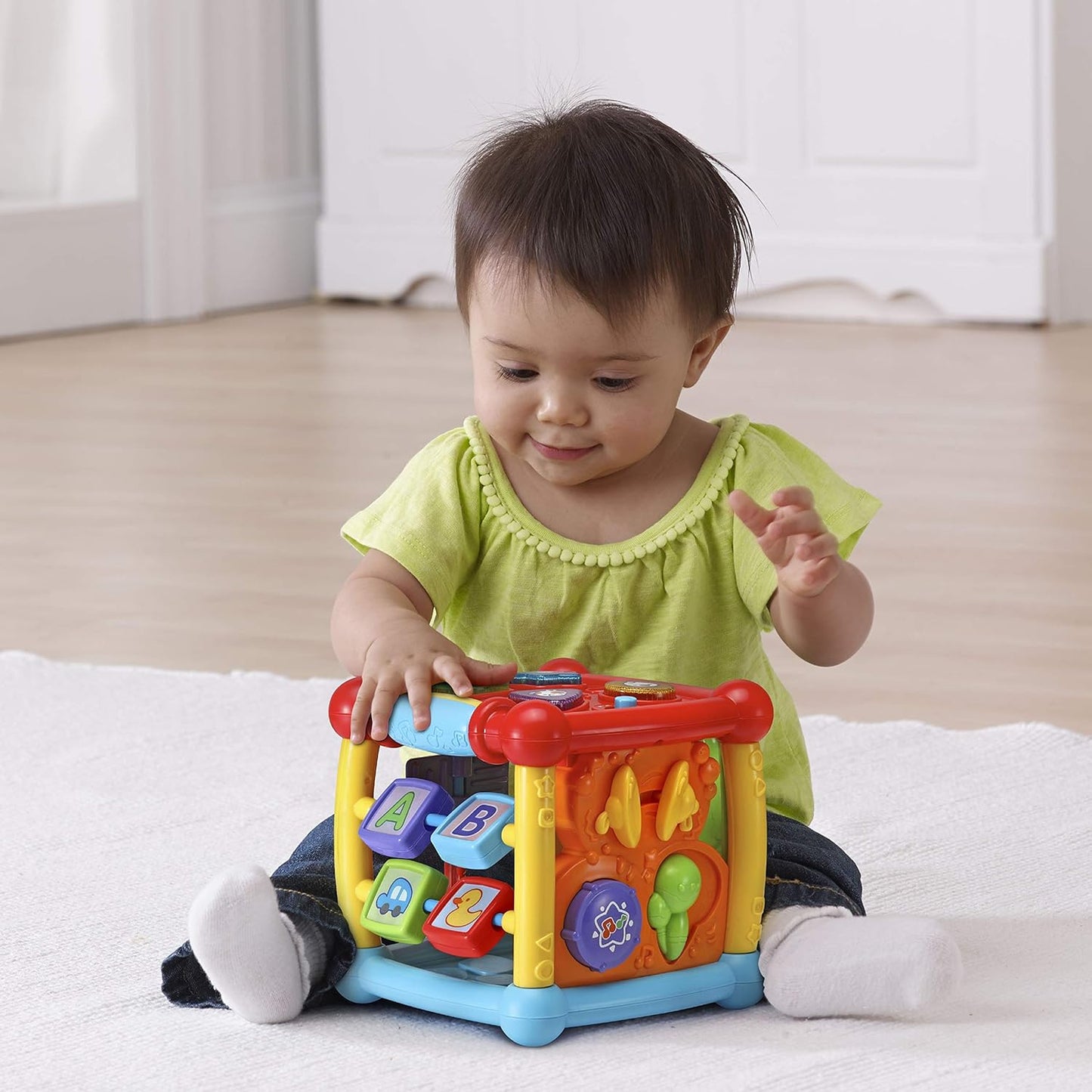 VTech Busy Learners Activity Cube. (Rs 300 advance)