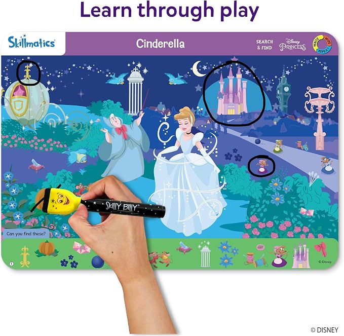 Skillmatics Search And Find Preschool Toy Disney Princess.(New)(250 advance)