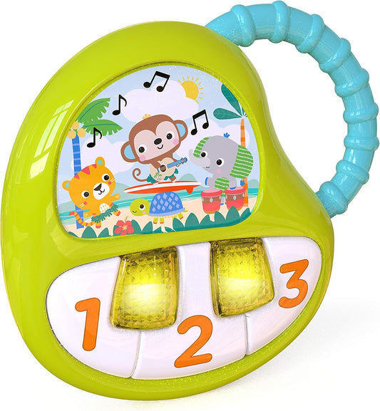Bright Starts TropiKeys On-the-Go Light-Up Baby Piano.