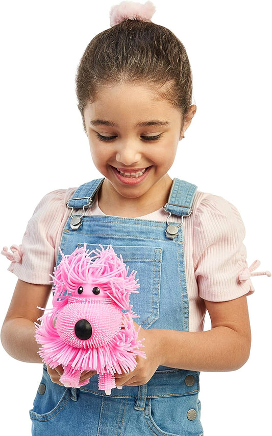 Little Live Pets Noodle Pup - Pink - Super Soft Noodle Fur