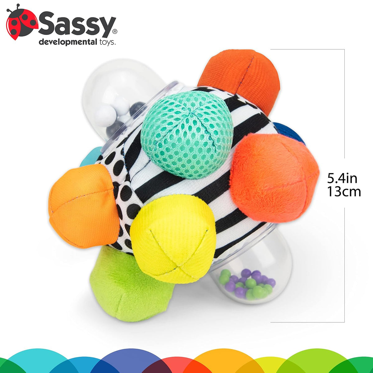 Sassy Developmental Bumpy Ball. (Rs 150 advance)