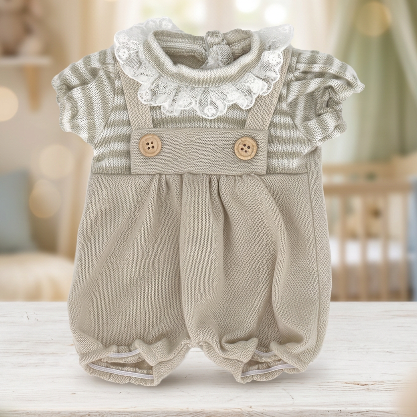Miniature Knit 18” Doll Romper. (Rs 100 advance)(New)