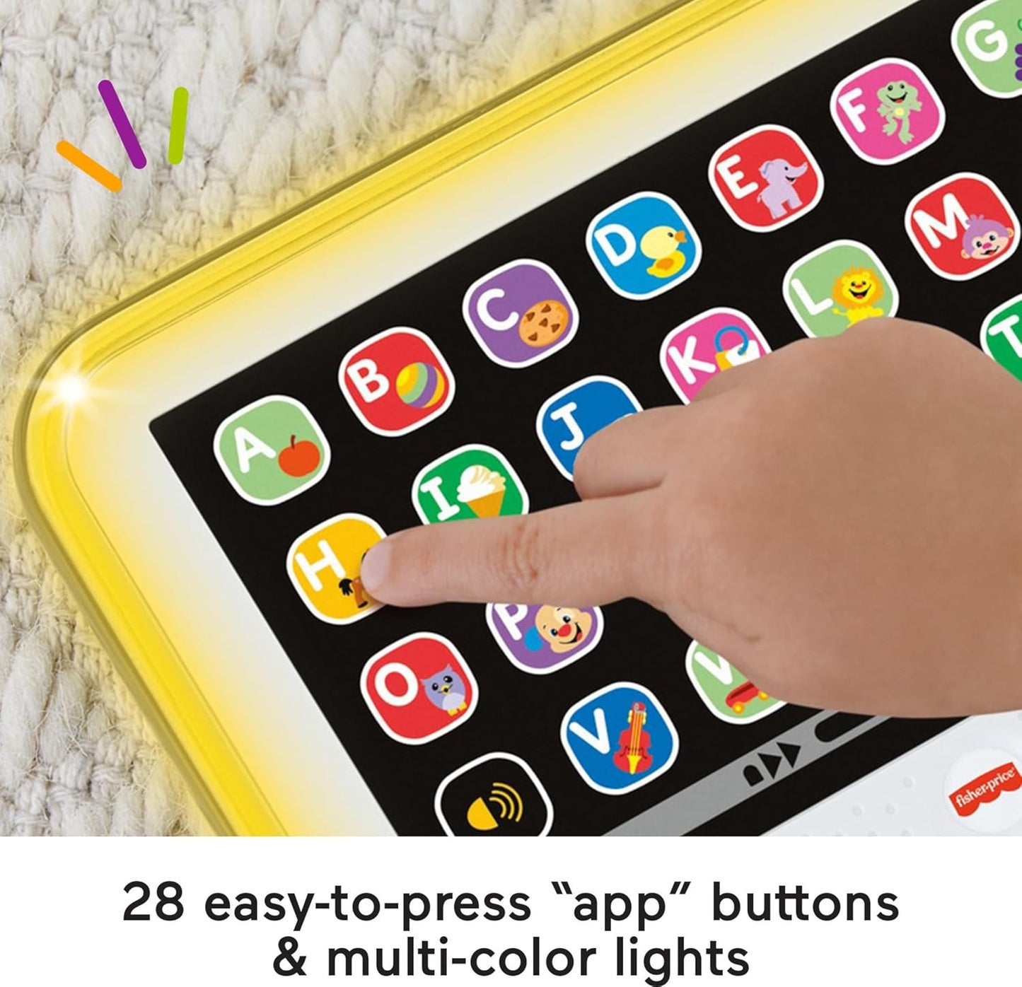 Fisher-Price Toddler Learning Toy Laugh & Learn Smart Stages Tablet. SKU:BXL-050