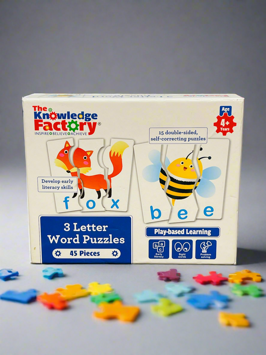 The Knowledge Factory: 3 Letter Word Puzzles