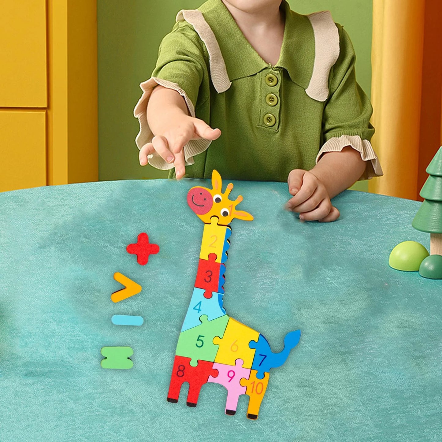 Wooden Giraffe Puzzle.
