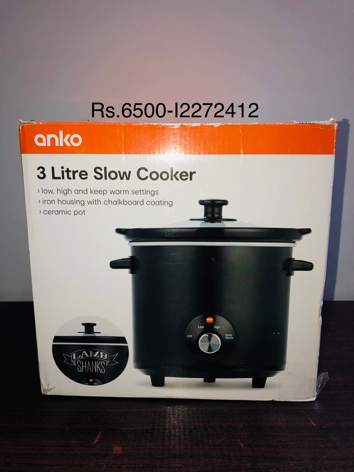 3 Litre Slow Cooker - anka