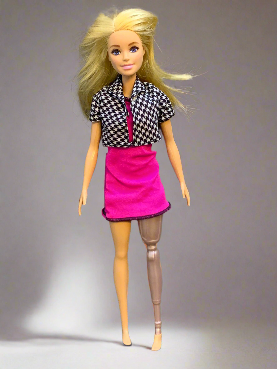Barbie Interior Designer Doll with Prosthetic Leg.
