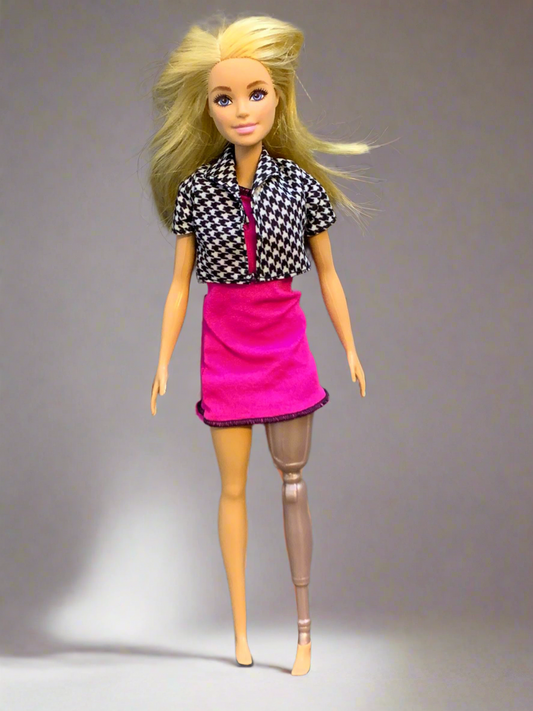 Barbie Interior Designer Doll with Prosthetic Leg.