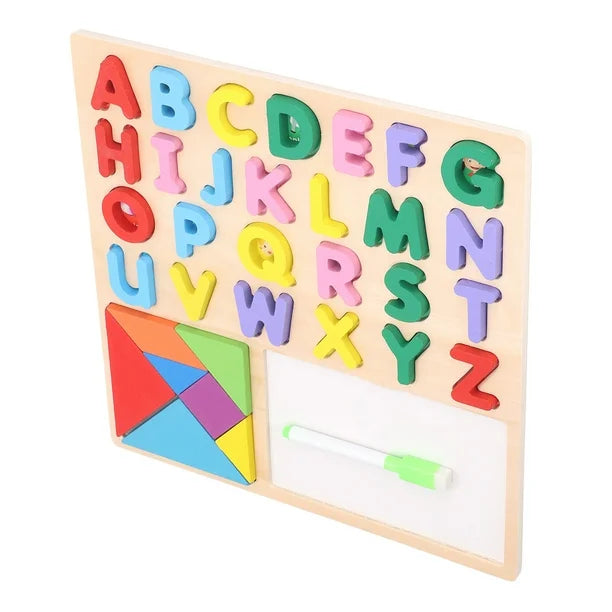 Wooden Puzzle Letter Board Educational Board