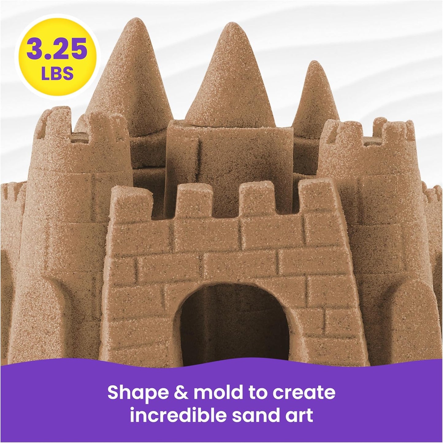 Kinetic Sand Beach Sand.(new)