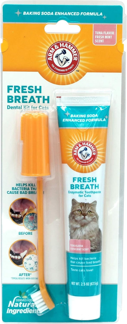 Arm & Hammer for Pets Dental Kit for Cats (paste out-of-date)