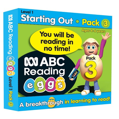 ABC Reading Eggs - Starting Out • Pack 3: Learn to Read Set (set of 10 books - only books available )