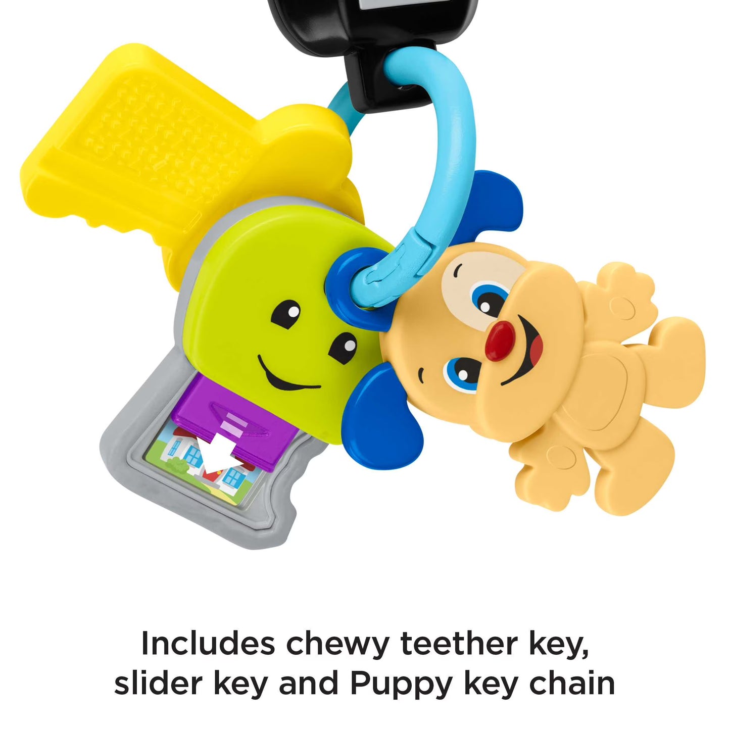 Fisher-Price Laugh & Learn Play & Go Keys. (New batteries required)