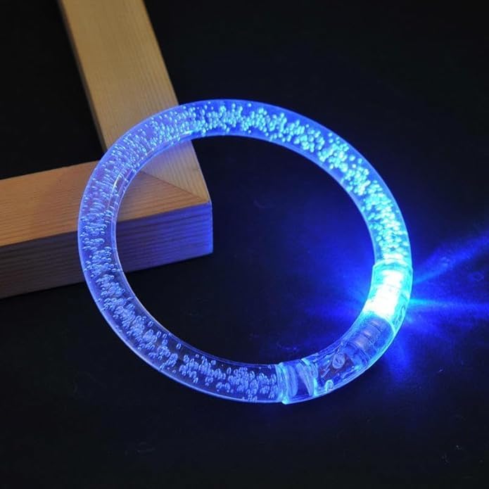 LED Flashing Light-Up Bracelet. (Assorted Colors) (Rs 100 advance)