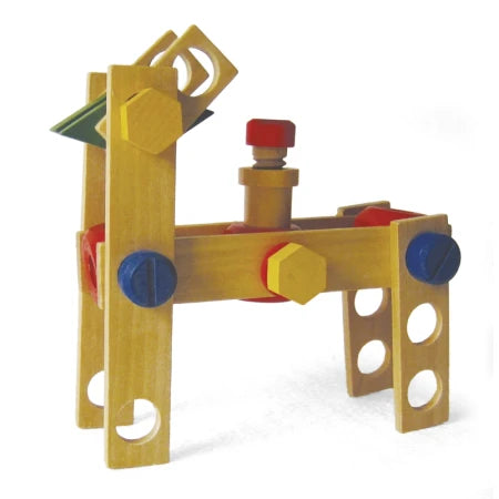 Wooden Construction Building Toy Set (80 Pcs)