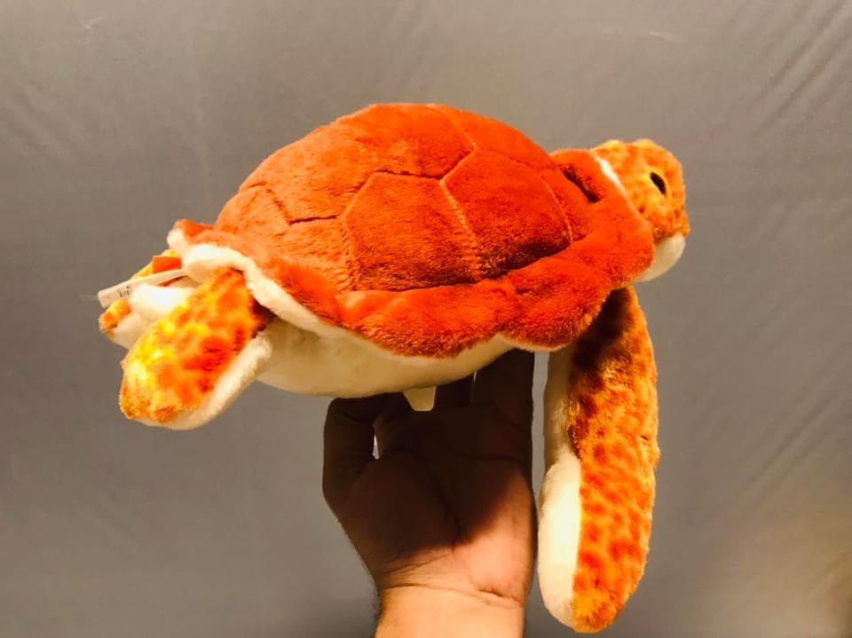 Wild Republic Cuddlekins, Loggerhead Sea Turtle, Stuffed Animal