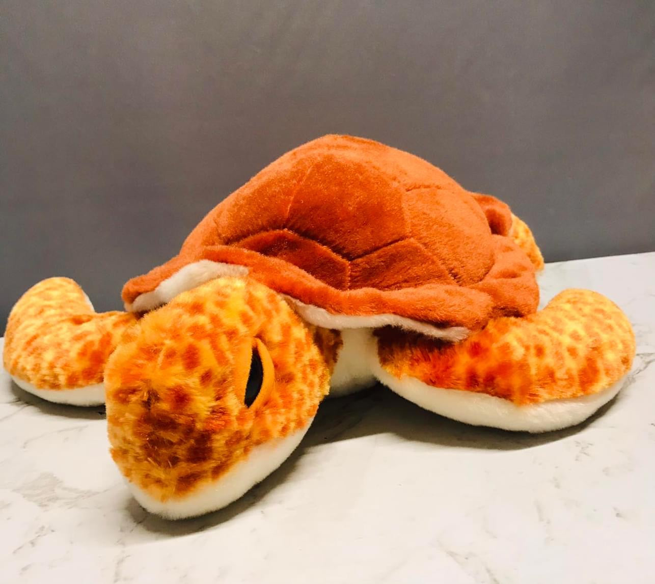 Wild Republic Cuddlekins, Loggerhead Sea Turtle, Stuffed Animal