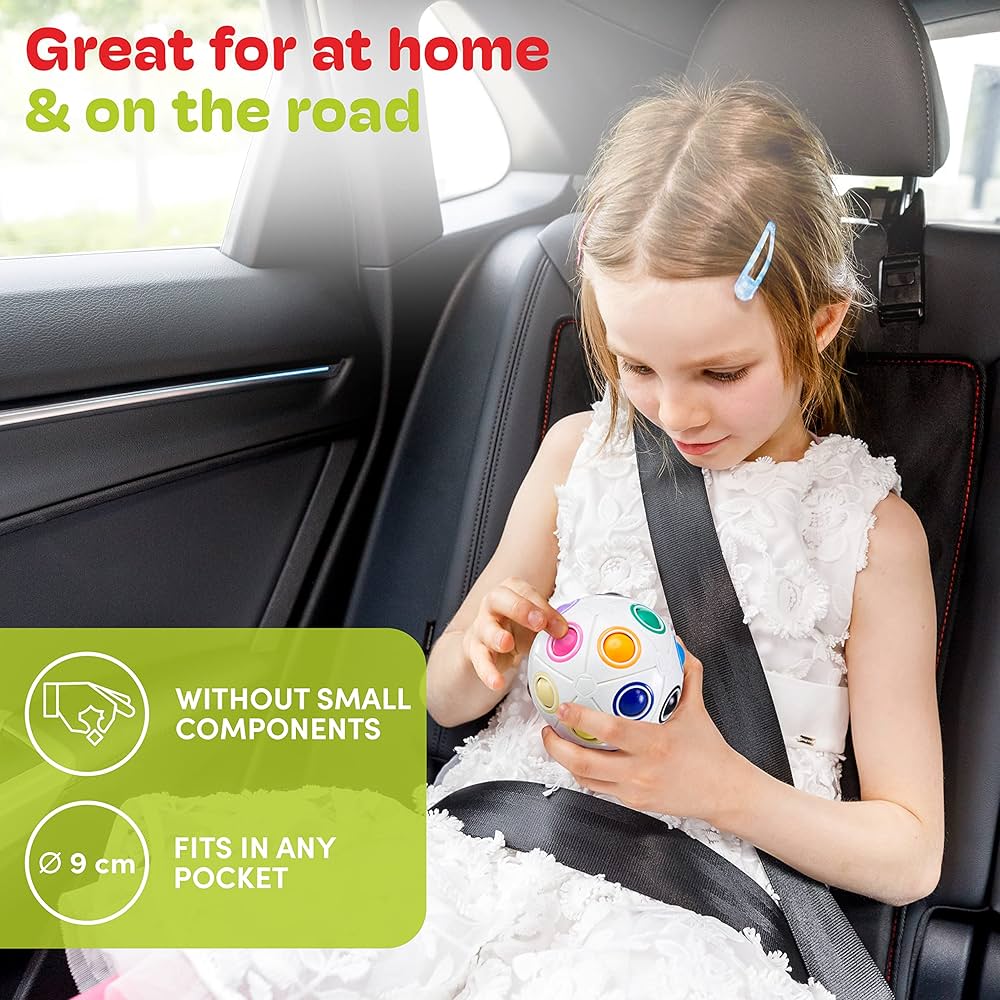 Cubidi Original Rainbow Puzzle Ball. SKU:BXL-032