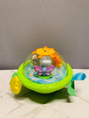 Fisher Price Rolly Polly Safari Zoo Animal Rattle Ball Excellent