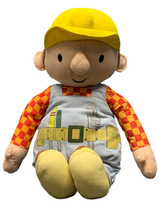 Bob the Builder plush toy.