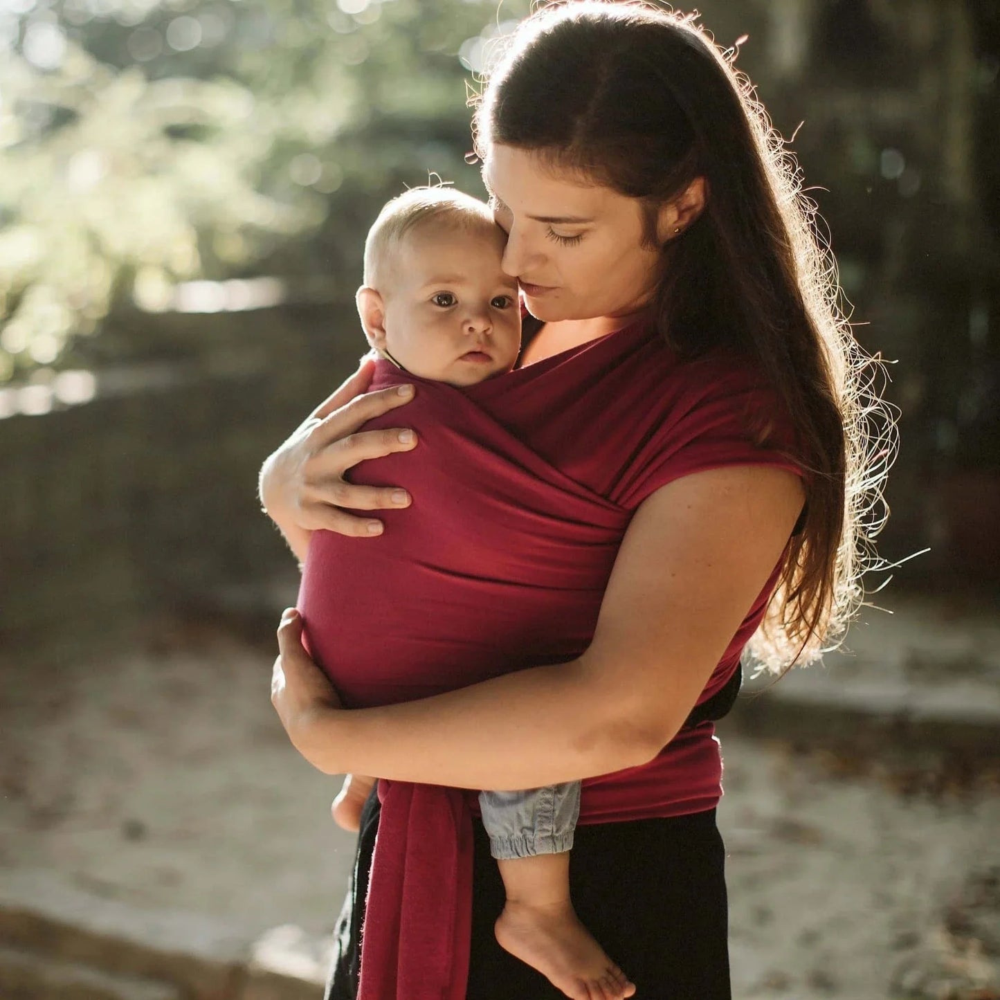 Hug-A-Bub Organic Lightweight Wrap Carrier. (Rs 1000 advance)
