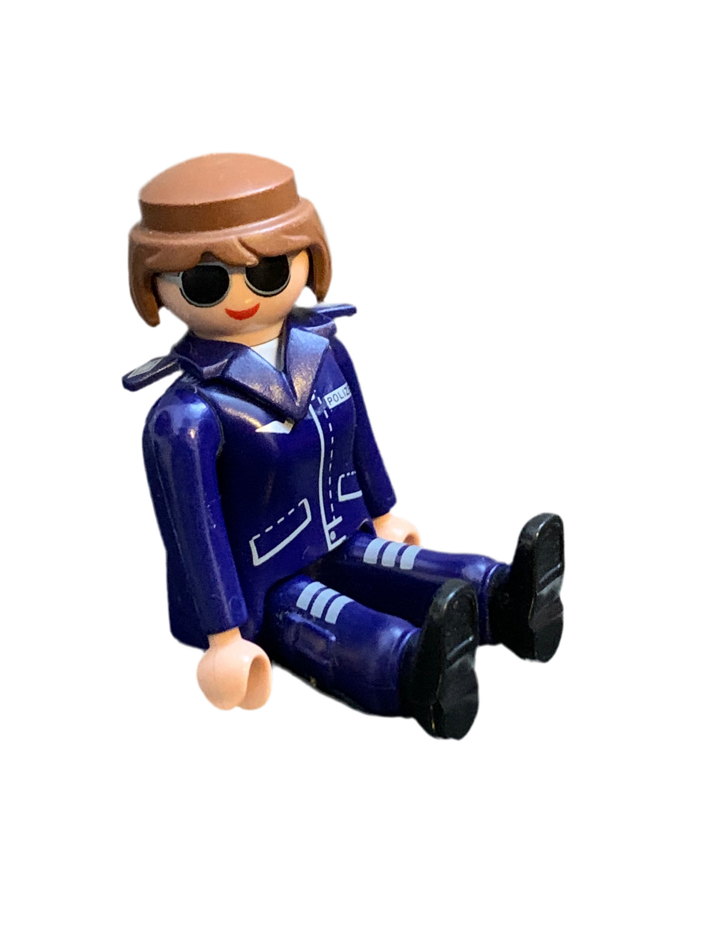 PLAYMOBIL FIGURE WOMAN GIRL POLICE OFFICER