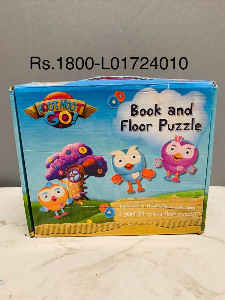 ABC Kids Hoot Hoot Go! Book and Floor Puzzle