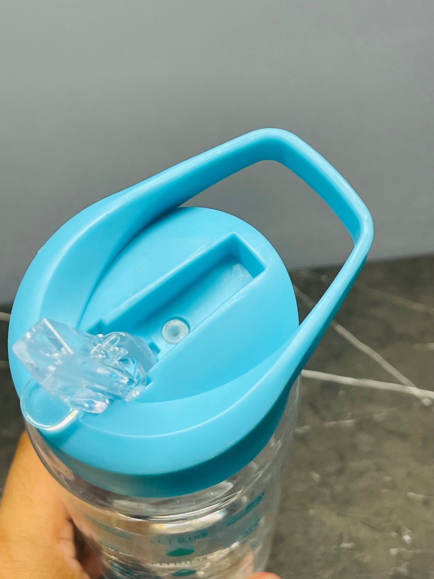 Drinking Bottle With Straw, 700ml - Teal Time To Hydrate