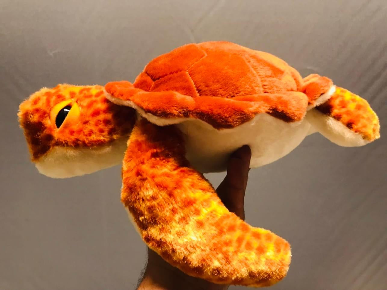 Wild Republic Cuddlekins, Loggerhead Sea Turtle, Stuffed Animal